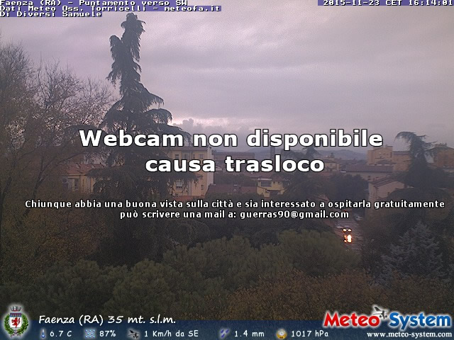 webcam faenza