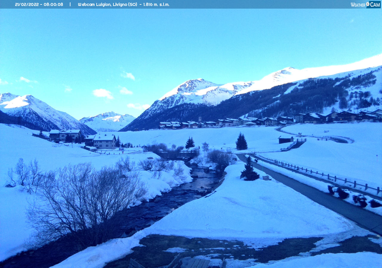 Immagine webcam Weathercam Livigno